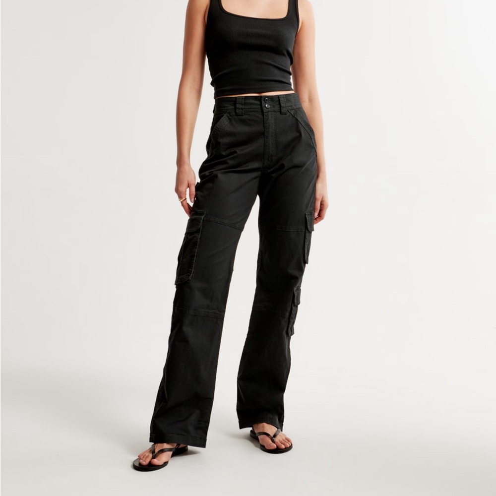 TAN Abercrombie Cargo Pants